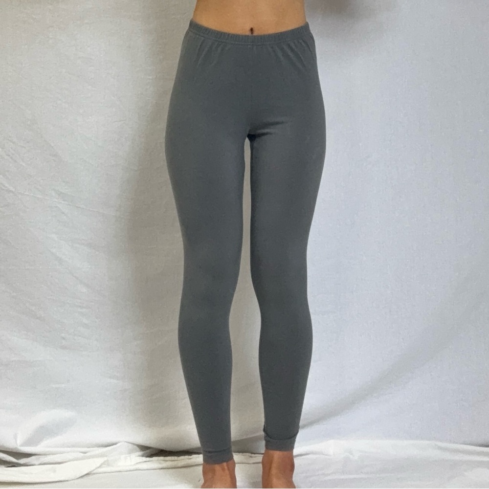 Kids Gray Stretch Leggings